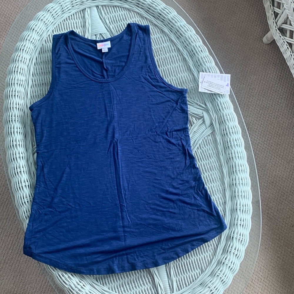 Blue lularoe tank top nwt